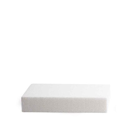 Base quadrata in polistirolo bianco h5 30x30 cm