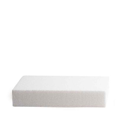 Base quadrata in polistirolo bianco h5 40x40 cm