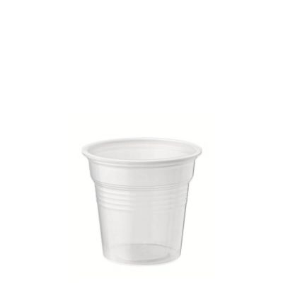 Bicchierini di plastica monouso 80 ml da shot e caffè bianco