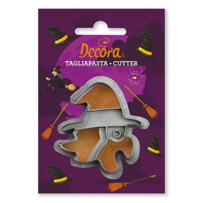 1 Formina Tagliapasta in plastica forma strega befana Decora