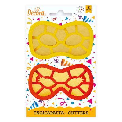 2 Tagliapasta Cutter Maschere di Carnevale Decora