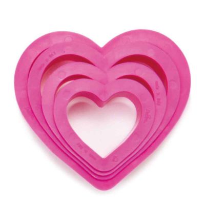 Set 4 Cutters Tagliapasta Decora Cuore