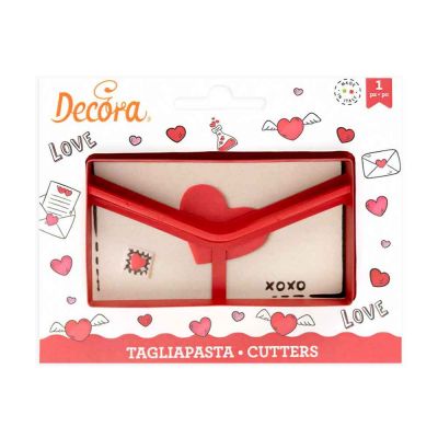 Cutter Tagliapasta in plastica a forma di Lettera Dolci Messaggi