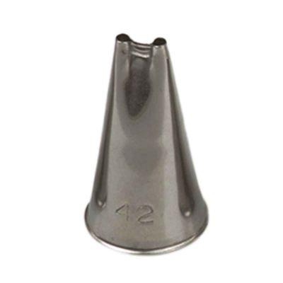 Beccuccio cornetto specialità multiforo 42 in acciaio inox Ø1,8 x 3,5 cm
