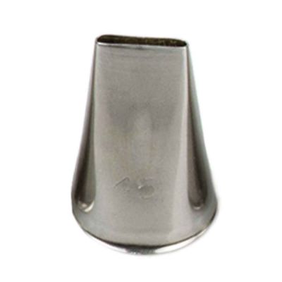 Beccuccio cornetto intreccio 45 in acciaio inox Ø1,7 x 3 cm Decora