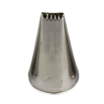 Beccuccio cornetto intreccio 46 in acciaio inox Ø1,7 x 3 cm Decora