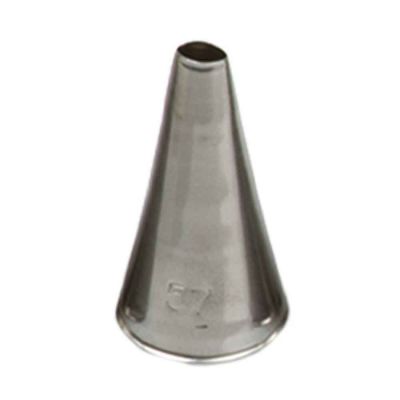 Beccuccio cornetto tondo 57 in acciaio inox Ø1,7 x 3,3 cm