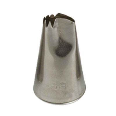 Beccuccio cornetto Petalo 88 in acciaio inox Ø1,7 x 2,8 cm