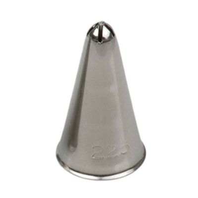 Beccuccio cornetto fiore 225 in acciaio inox Ø1,8 x 3,2 cm