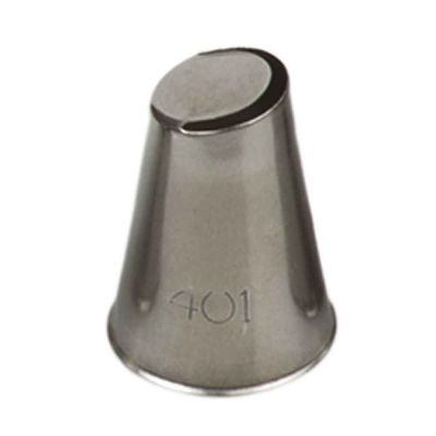 Beccuccio cornetto speciale merletto 401 in acciaio inox Ø1,7 x 2,5 cm