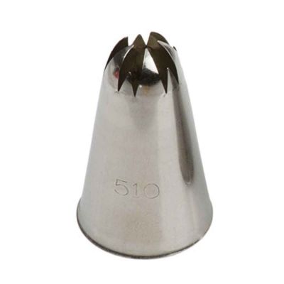 Beccuccio cornetto fiore grande 510/2F in acciaio inox Ø2,5 x 4,5 cm