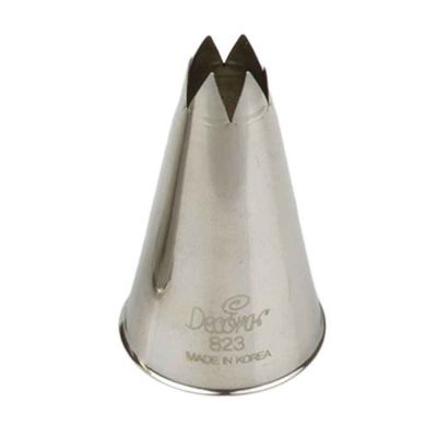 Beccuccio cornetto fiore grande 823 in acciaio inox Ø2,4 x 4,5 cm