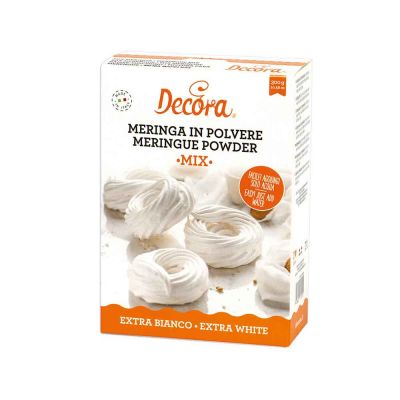 Preparato in polvere per meringhe Bianco 300 g Decora