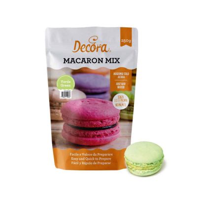 Preparato macarons in polvere Verde 250 g Decora