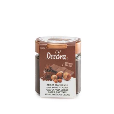 Crema spalmabile gusto Gianduia pronta all'uso 230 g Decora