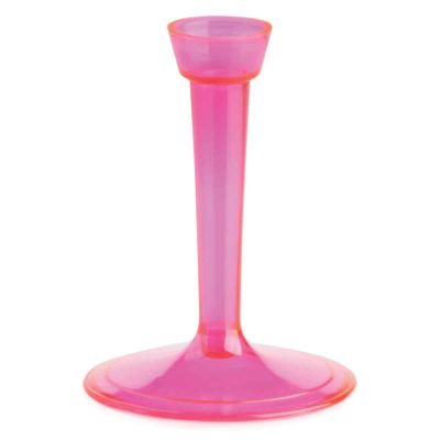 Gambi alti fucsia fluo per calici flute Poloplast