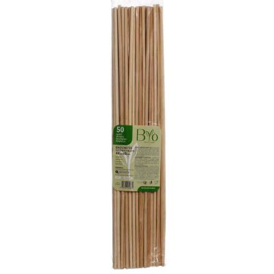 Bastoncini Zucchero Filato 40cm stecco di bambù senza punta Ø5mm