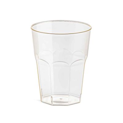 Bicchieri compostabili per cocktail in PLA trasparente 300cc