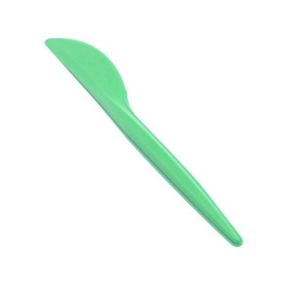 100 Coltelli in Mater-Bi® compostabile verde acido 16 cm