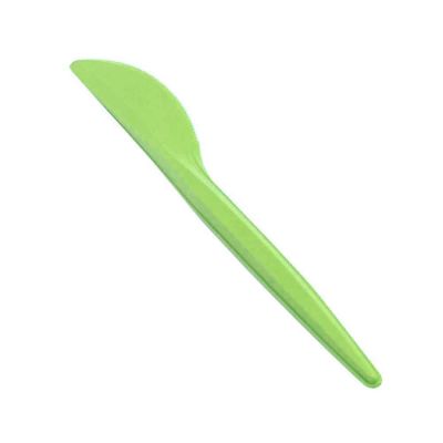 20 Coltelli in Mater-Bi® compostabili verde acido 16 cm