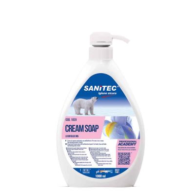 Cream Soap sapone liquido mani Luxor Blue Iris Sanitec 1 L