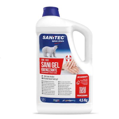 Sani Gel igienizzante per mani alcolico Sanitec HACCP 5 L