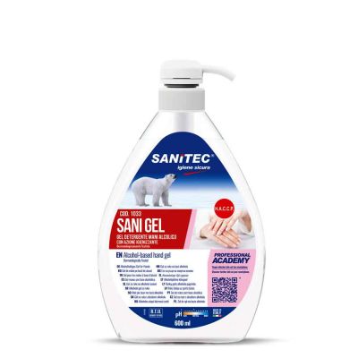 Sani Gel igienizzante per mani alcolico Sanitec HACCP 600 ml