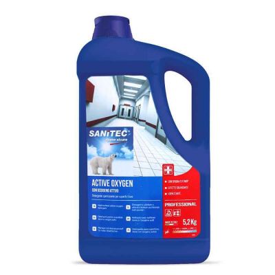 Active Oxygen detergente igienizzante con acqua ossigenata Sanitec 5 L