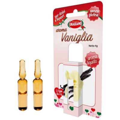 Aroma liquido per dolci gusto Vaniglia 4g 2 fialette