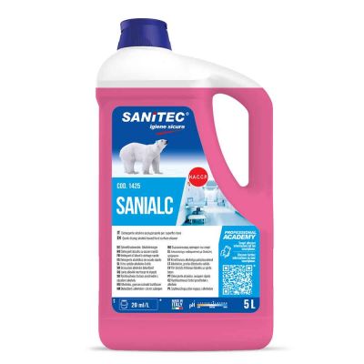 Sanialc detergente solventato asciugarapido Sanitec 5 L