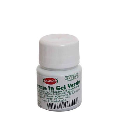 Colorante in gel concentrato per alimenti verde 20 g