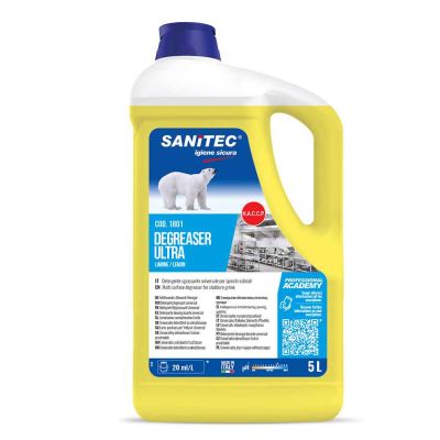 Degreaser Ultra sgrassante universale Limone Sanitec 5 L