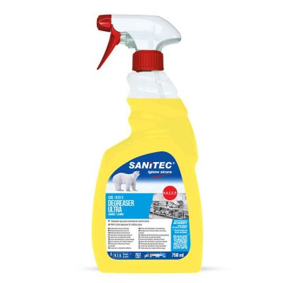 Degreaser Ultra spray sgrassante universale al limone Sanitec 750 ml