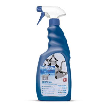 Detergente spray Argentovivo disossidante per argento Sanitec 500 ml