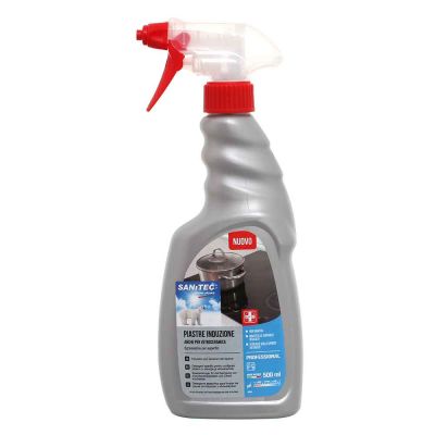 Detergente spray per la pulizia di piastre ad induzione Sanitec 500 ml