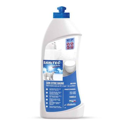 Sani Citric Bagno detergente disincrostante per WC e bagni Sanitec 1 L