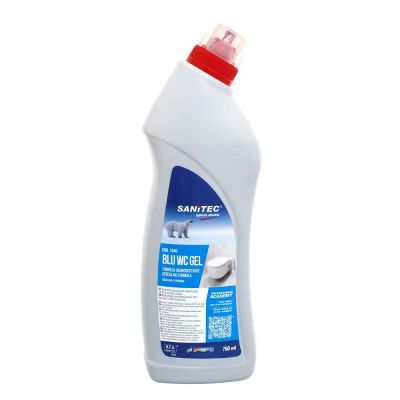 Blu Wc Gel detergente disincrostante a base di acido cloridrico Sanitec 750ml