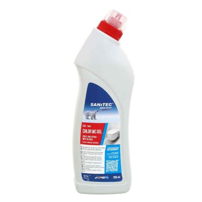 Chlor Wc Gel detergente disincrostante con cloro attivo Sanitec 1 L
