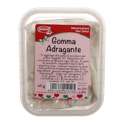 Gomma Adragante in polvere 40 g Graziano