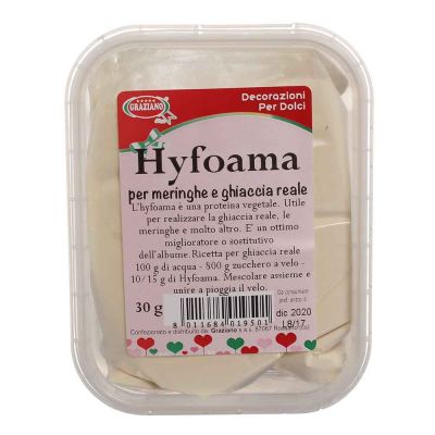 Hyfoama in polvere per ghiaccia reale e meringhe 30 g