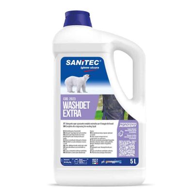 Washdet Extra detergente sgrassante per lavatrice Sanitec 5 L