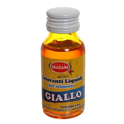 Colorante liquido concentrato per alimenti giallo 35 g