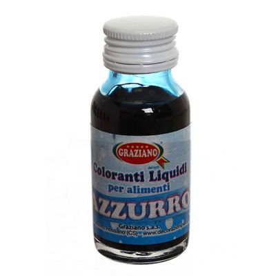 Colorante liquido concentrato per alimenti azzurro 35 g