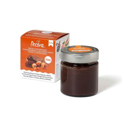 Aroma in pasta concentrata per dolci gusto Gianduia 200 g Decora