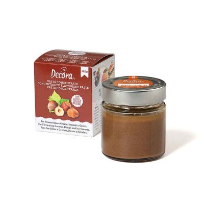 Aroma in pasta concentrata per dolci gusto Nocciola 185 g Decora