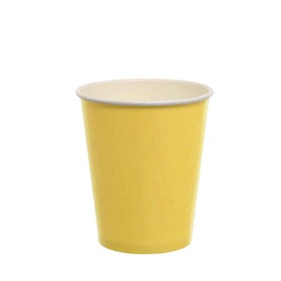 20 Bicchieri di cartoncino giallo DOpla Party 250ml