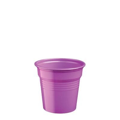 Bicchierini di plastica viola 80 ml per cicchetti o caffè