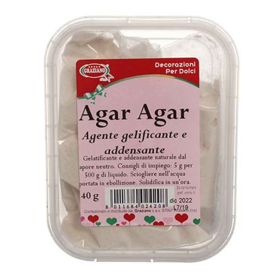 Agar Agar vegetale in polvere 40 g