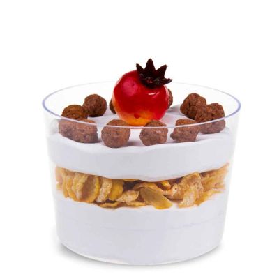 Bicchierino monoporzione Conico 250ml con dessert ai cereali