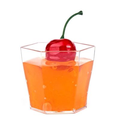 Bicchierini Esagono 60ml con drink alla ciliegia
